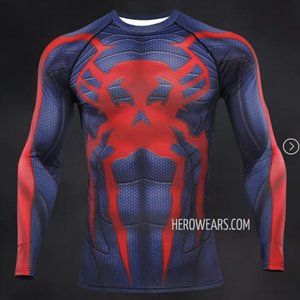 Spider-Man compression long-sleeve shirts